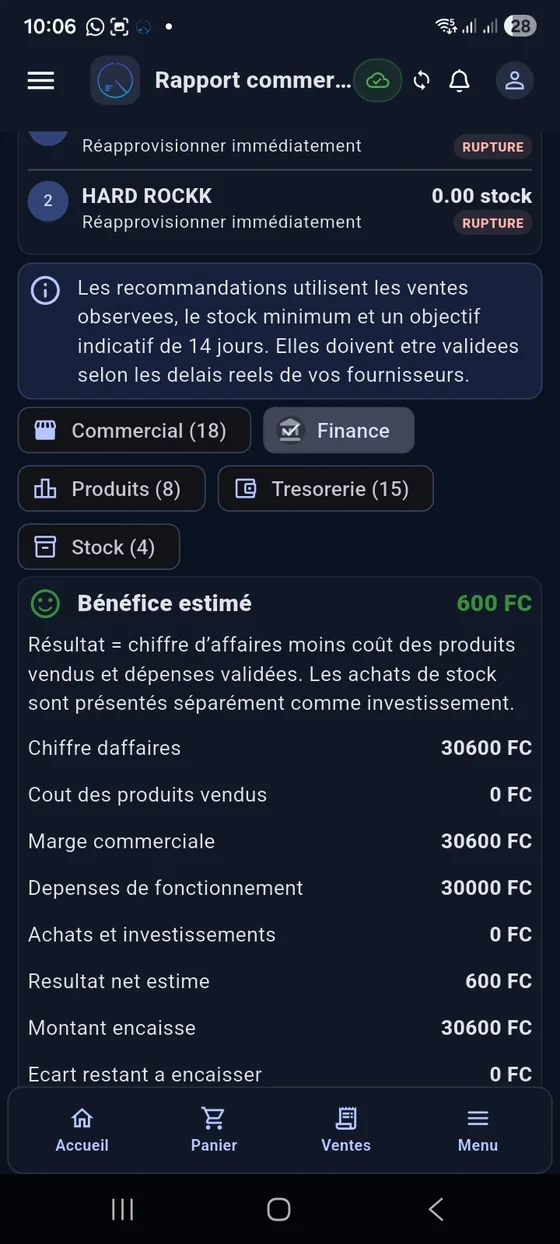 Nouveau client