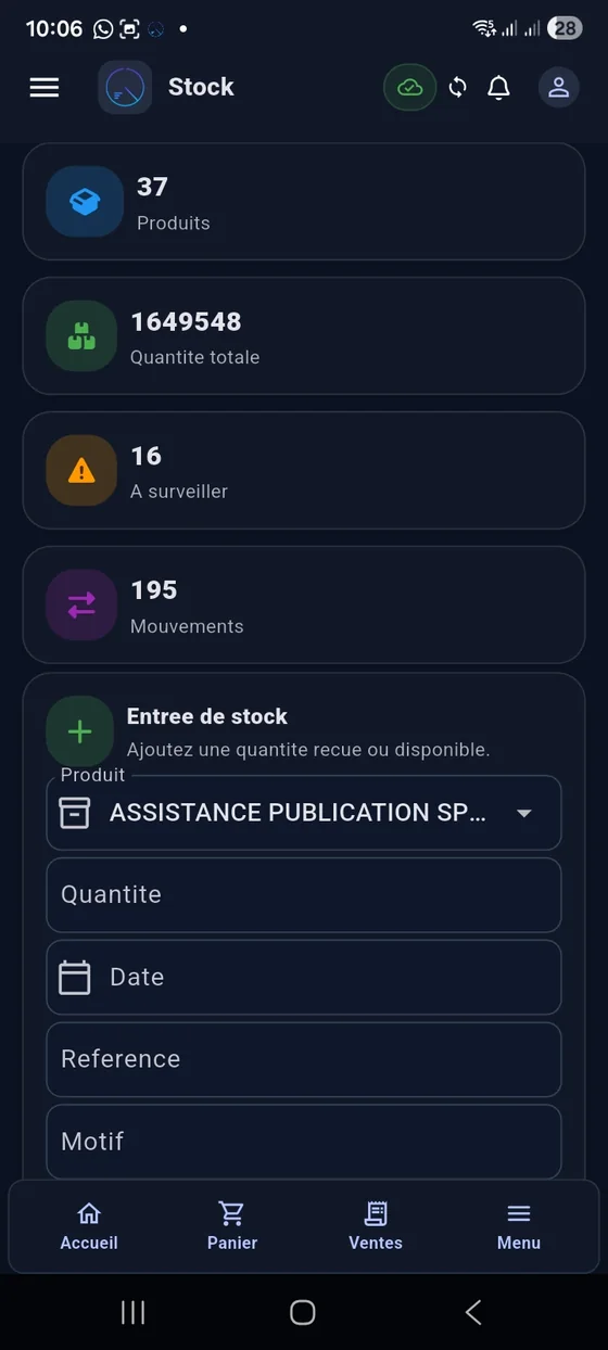Catégories de dépenses